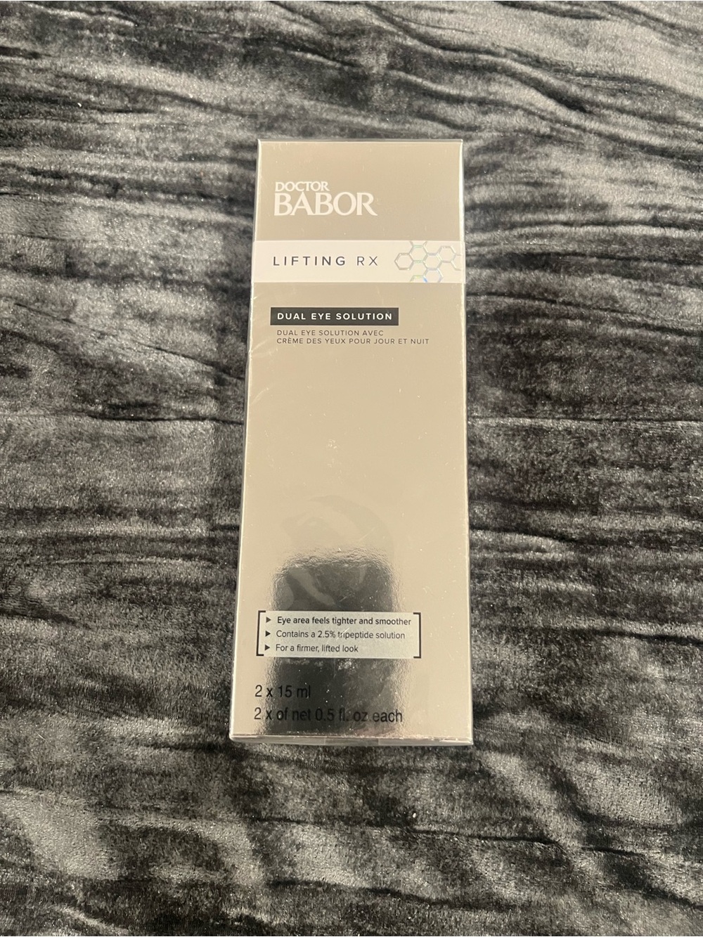 Doctor BABOR Lifting RX Dual Eye Solution - Silver Packaging size 2X 15Ml